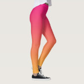 Leggings Dégradé rose et orange (Droite)