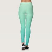 Leggings Dégradé sarcelle menthe (Dos)