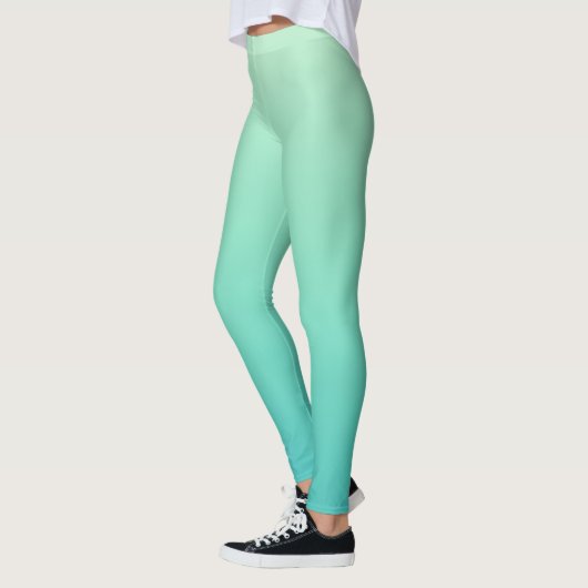 Leggings Dégradé sarcelle menthe (Gauche)