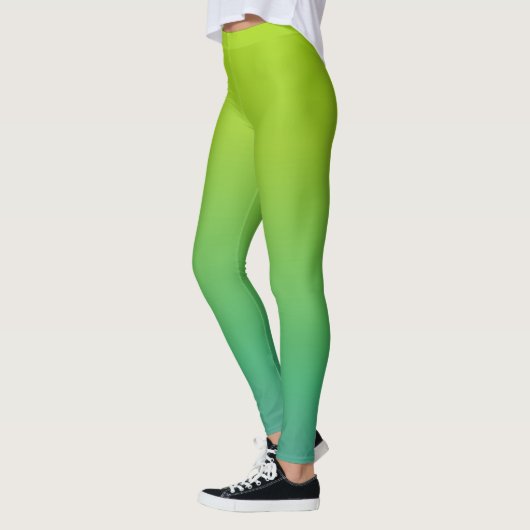 Leggings Dégradé vert et bleu (Gauche)