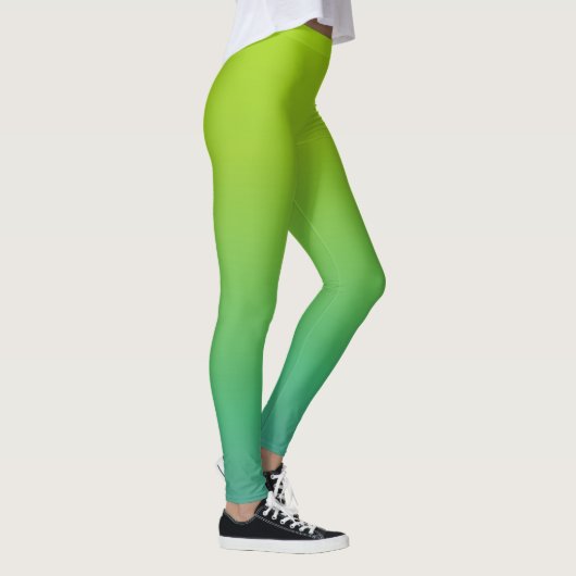 Leggings Dégradé vert et bleu (Droite)