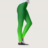 Leggings Dégradé Vert Ombre Vivid Moderne Simple (Droite)