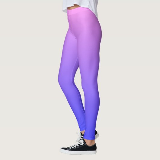 Leggings Dégradé violet et bleu (Gauche)