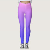 Leggings Dégradé violet et bleu (Devant)