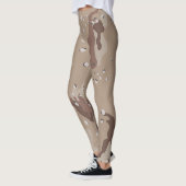 Leggings Déguisement camouflage du désert (Gauche)