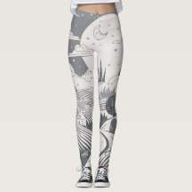 Leggings d'élégance artistique