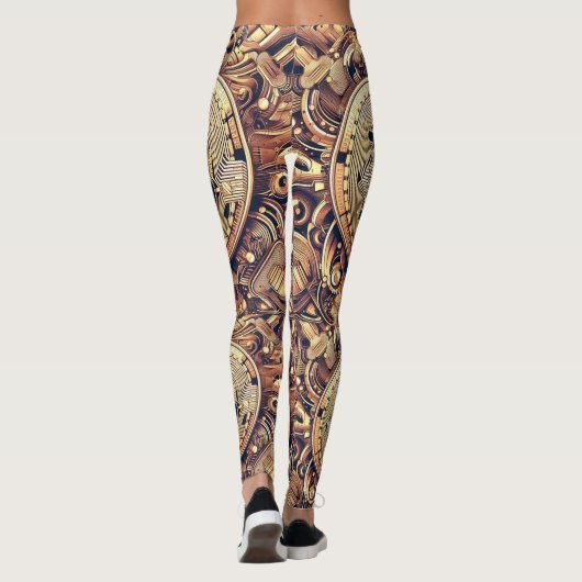 Leggings d'élégance de ciphre d'or (Dos)