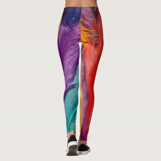 Leggings d'élégance en plumes" (Dos)
