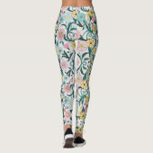 Leggings d'élégance florale (Dos)