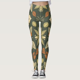 Leggings d'éléments naturels organiques