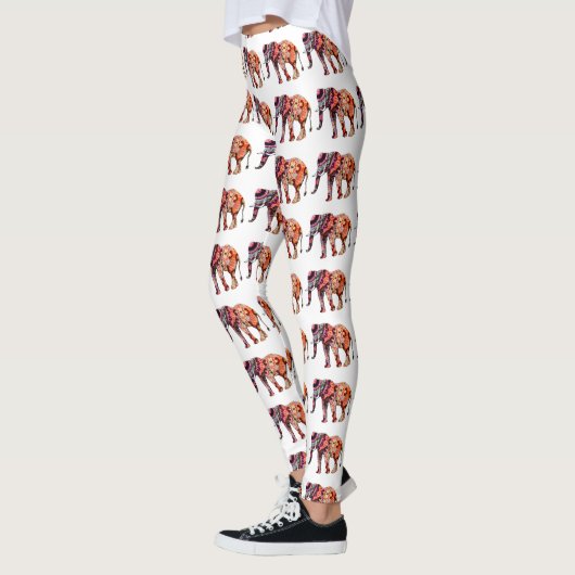 Leggings d'éléphants d'art (Gauche)