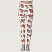 Leggings d'éléphants d'art (Devant)