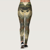 Leggings Délicat Tatouage Dragon Arbre Chinois (Dos)
