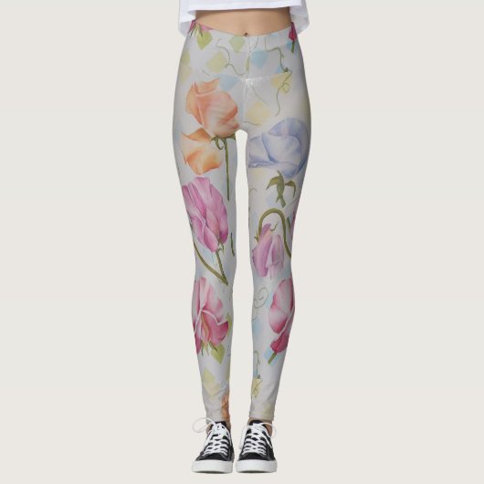 LEGGINGS DÉLICATE SUÉDOISE | LÉGUMES FLORAUX (Devant)