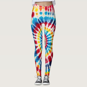 Leggings Délice de teinture tie-dye