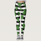 Leggings Délice Shamrock rayé (Devant)