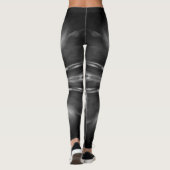 Leggings Démarrage noir et blanc (Dos)