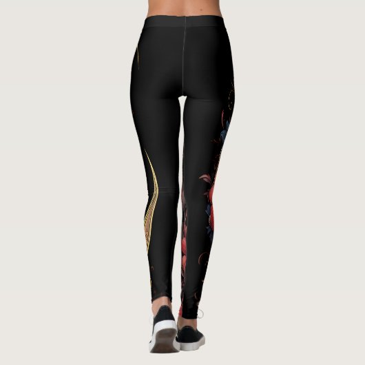 Leggings Demi-lune Noire (Dos)