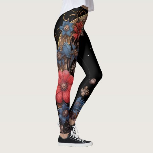 Leggings Demi-lune Noire (Droite)