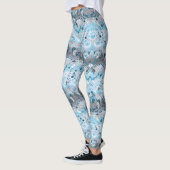 Leggings Demiboy Dragon Damask - Stylish Pride Flag Couleur (Gauche)