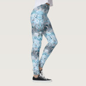 Leggings Demiboy Dragon Damask - Stylish Pride Flag Couleur (Droite)