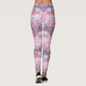 Leggings Demigirl Dragon Damask - Stylish Pride Flag Couleu (Dos)