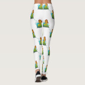 leggings d'emoji mermaid (Dos)