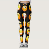leggings d'émoticônes (Devant)