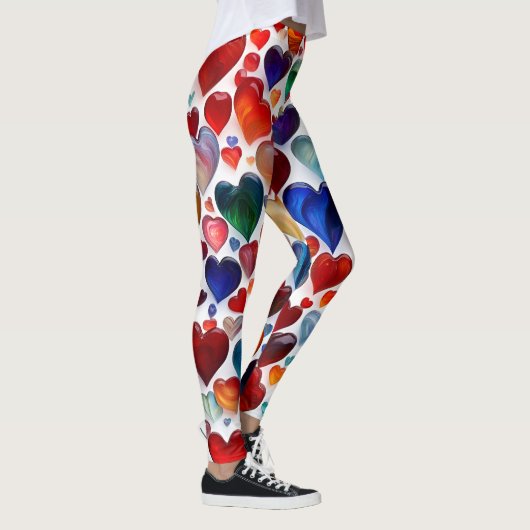 leggings d'empreintes cardiaques colorées - confor (Droite)