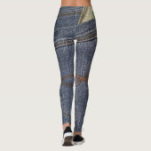 Leggings Denim Jeans Pocket & US Money (Dos)