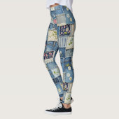 Leggings Denim Patchwork (Gauche)