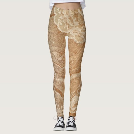 Leggings Dentelle antique (Devant)