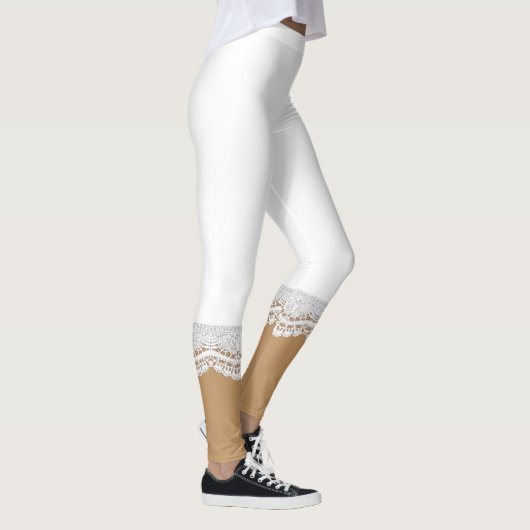 Leggings Dentelle blanche (Droite)