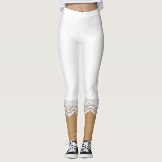 Leggings Dentelle blanche (Devant)