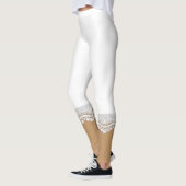 Leggings Dentelle blanche (Gauche)