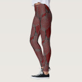 Leggings Dentelle Dark Garnet Red 650000 & "Spider Web" (Gauche)