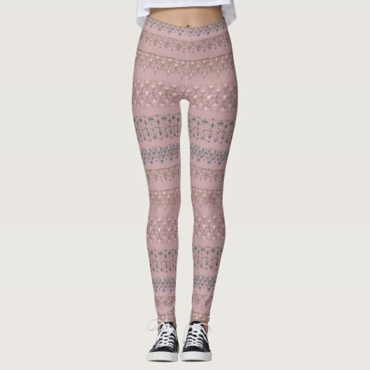 Leggings Dentelle d'or (Devant)