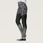 Leggings Dentelle et points blancs Fille Design (Gauche)