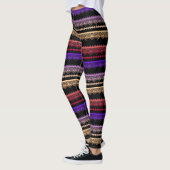 Leggings Dentelle multicolore sur noir (Gauche)