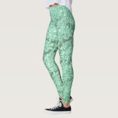 Leggings Dentelle verte à la menthe (Gauche)