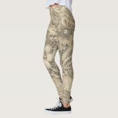 Leggings "Dentelle Vintage blanche Cobweb" (Gauche)