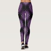 Leggings Dentelle violette (Dos)
