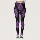 Leggings Dentelle violette (Devant)
