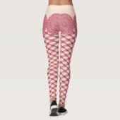 Leggings Dentelles roses et pattes (Dos)
