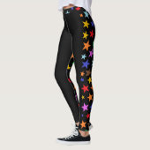 Leggings d'entraînement de qualité avec étoiles su (Gauche)