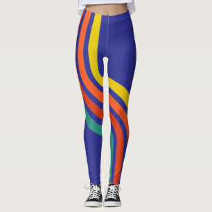 Leggings d'entraînement en bande vibrante