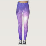 Leggings d'entraînement sportif moderne chic Girly<br><div class="desc">.Girly violet moderne design d'entraînement abstrait pour votre routine d'exercice. Parfait pour la salle de sport,  les sports d'équipe ou la marche autour du lac.</div>