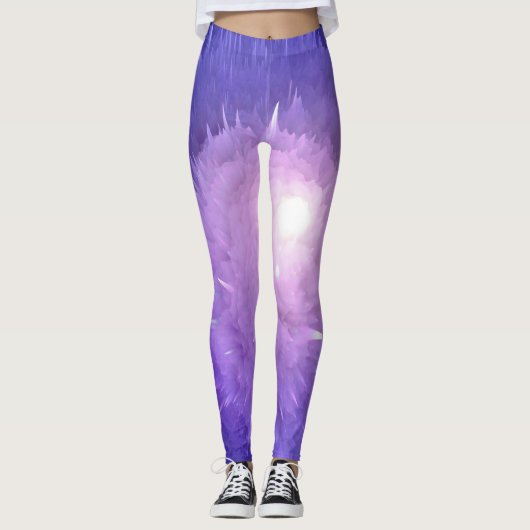 Leggings d'entraînement sportif moderne chic Girly (Devant)