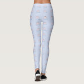 Leggings Dents roses (Dos)