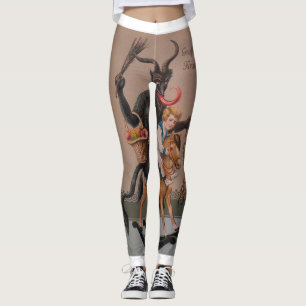 Leggings Déplaisant Gruss Vom Krampus Demon Christmas Devil
